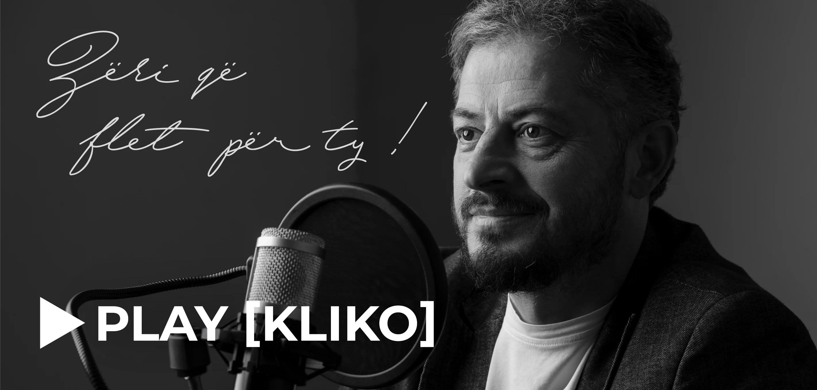 Ermir Hoxha ne studio regjistrimi